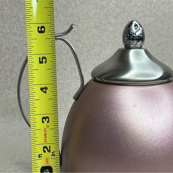 Creative Home Matte Metal Teapot-Pink-Homewares-Kitchen-Housewares-Cottagecore - Picture 12 of 12